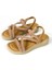 BA04579 Nude Kadın Çapraz Taşlı Arka Lastikli Yumuşak Tabanlı 4cm Sandalet - 37 2