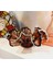 Vintage Lokumluk Şekerlik Sunum Tabak Marul Cam Tealight Mumluk 1 Adet 2