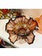 Vintage Lokumluk Şekerlik Sunum Tabak Marul Cam Tealight Mumluk 1 Adet 4