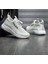 Ortopedik Yumuşak Taban Günlük Yazlık Sneaker Spor Ayakkabı Pembe Lila Beyaz Anne Kız Kombini 1