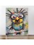 Sayılarla Boyama Tuval Seti Fırça Boya Dahil (Çıtalı) 40X50 Cm-Çılgın Kuş 1