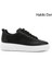Erkek Siyah Bağcıklı Hakiki Deri Sneaker 1
