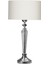 Amore Krom Kristal Metal Abajur - Krem 1