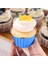 Muffin Kek Kalıbı 25 Adet Cupcake Kağıdı Mavi Golden 1