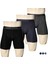 Bambu Uzun Paçalı Sporcu Boxer - Füme, Nefes Alır, Konforlu 1