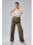 Haki Salaş Kesim Modal Dokuma Pantolon 2