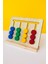 Ahşap Renkli Pullarla Kartlı Sıralama Oyunu -Eğitici Montessori Oyuncağı - Ahşap Oyuncak 2