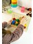 Ahşap Renkli Pullarla Kartlı Sıralama Oyunu -Eğitici Montessori Oyuncağı - Ahşap Oyuncak 4