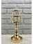 Modern Dekoratif Gold Metal Ayaklı Kristal Taşlı Kristal Konik Şapkalı Abajur Masa Lambası 2