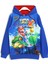 Super Mario 3D Baskılı Kışlık Mevsimlik Uzun Kollu Kapüşonlu Hoodie Sweatshirt Mavi 001-0002048 1
