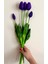 Yapay Çiçek Islak Lale Islak Dokulu Kaliteli 45 cm . 5 Dallı. ( 3 Çiçek 2 Tomurcuk) 2