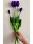 Yapay Çiçek Islak Lale Islak Dokulu Kaliteli 45 cm . 5 Dallı. ( 3 Çiçek 2 Tomurcuk) 3