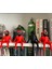 Squid Game Front Man ve Muhafız Seti, 3D Baskı Squid Game Askerleri 4'lü Set 2