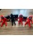 Squid Game Front Man ve Muhafız Seti, 3D Baskı Squid Game Askerleri 4'lü Set 5