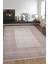 Buket Bej Renk Halı Vizon Halı Eskitme Çerçeveli Desen Sade Renk Yumuşak Modern Salon Halısı 2
