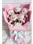 Sevgiliye Özel Pembe Konsept Romantik Peluş Ayıcık Buketi 2