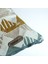 Oslo Geometrik Desenli Natural Kare Dekoratif Kırlent Kılıfı - Çok Renkli 45 x 45 5