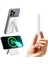 5000 Mah Taşınabilir Şarj Cihazı Halolock Qi2 Magsafe Standlı Powerbank - Beyaz 1