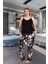 Büyük Beden Askılı Alt Puantiyeli Dantel Detaylı Pijama Takım 1