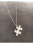 Puzzle Kolye Gümüş Kişiye Özel 1
