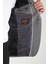 Elita Erkek Siyah Mikro Desenli Slim Fit Mono Yaka Spor Blazer Ceket 4