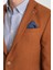 Allegri Erkek Hardal Desenli Slim Fit Mono Yaka Spor Blazer Ceket 2