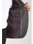 Opera Erkek Siyah - Bordo Ekose Slim Fit Mono Yaka Spor Blazer Ceket 4