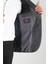 Mendes Erkek Siyah Ekose Slim Fit Mono Yaka Spor Blazer Ceket 4