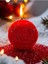 Aresmumatölyesi Hediyelik Dekoratif Yılbaşı Yeniyıl Noel Baba Temalı Kırmızı Mum 1