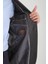 Pieros Erkek Antrasit Pamuk Karışımlı Slim Fit Mono Yaka Spor Blazer Ceket 4