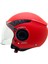 Metro S Solid A5 Mat Red Kask 1