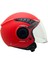 Metro S Solid A5 Mat Red Kask 2
