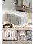 Gri Akordiyon Organizer Large 24x37x18 cm, 6'lı set, Kumaş, Şık ve kullanışlı düzenleyici 4