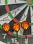 Yüksek Kalite Profesyonel Büyük Boy Dart Seti Mega Dart Tahtası 18INCH Hedef Tahtası Özel Yapım 3