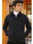 Erkek Içi Kürklü Slim Fit Kot Ceket 2