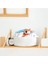 Beyaz Oval Jüt Düzenleyici Sepet 30x12cm, şık ve kullanışlı ev dekoru 5