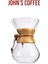 Chemex Ahşap Tutacaklı Cam Kahve Demleme Ekipmanı 800 ml 1