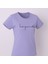 Lıve Passıonatıly Baskı Relaxed Fit Lila Kadın T-Shirt 1