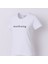 Relaxed Fit Beyaz Kadın T-Shirt Manifesting Baskı 1