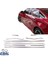 Honda Civic Uyumlu Fe 2021> Krom Cam Çıtası 8 Parça Paslanmaz Çelik 2