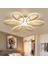 Minel Dekor Papatya Gold LED 50 cm , Tavan Lambası, Modern Aydınlatma, Dekoratif Şık Avize 2