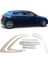 Skoda Scala Krom Cam Çerçevesi 10 Parça Tamtur 2019+ Uyumlu 2