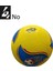Futbol Topu No:4 Sarı Renkli, Her Zemine Uygun Maç Topu - Pompa Dahil Değil - Beden: 4 Numara 1