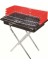 Lüx Seyyar Ayaklı 40 cm Mangal Katlanır Mangal Portatif Ayaklı Mangal ( Yelpaze Hediyeli) 40 cm 2