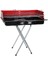 Lüx Seyyar Ayaklı 40 cm Mangal Katlanır Mangal Portatif Ayaklı Mangal ( Yelpaze Hediyeli) 40 cm 4