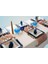 Sunumluk#parti Tabak#parti Malzemeleri#parti Sunumluk# Siyah Plastik Kare Tabak 22X22 cm 6 Adet 3