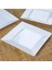 Sunumluk#parti Tabak#parti Malzemeleri#parti Sunumluk# Beyaz Plastik Kare Tabak 18X18 cm 6 Adet 4