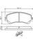 Nissan Qashqai Ön Balata Takımı 2014-SONRASI D1060-4EA0A 3