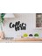Siyah Ahşap Coffee Bar Duvar Dekoru - Mutfak Konsepti Cafe Kahve Köşesi Için 35 x 20 cm Mdf Tablo 2