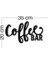 Siyah Ahşap Coffee Bar Duvar Dekoru - Mutfak Konsepti Cafe Kahve Köşesi Için 35 x 20 cm Mdf Tablo 3